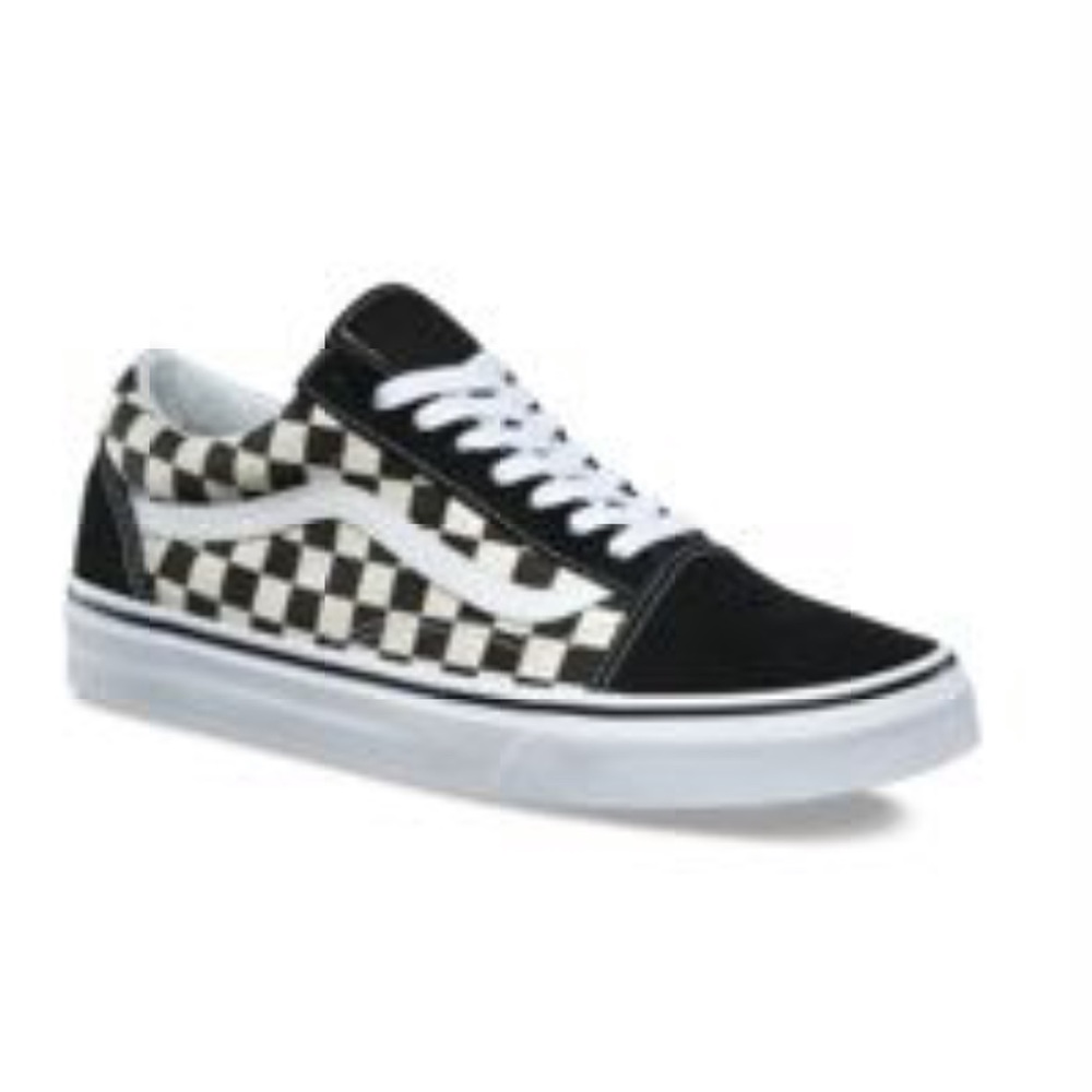 Old Skool Black Checkered Vans